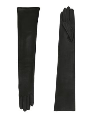 Agnelle Gloves Black Glamour