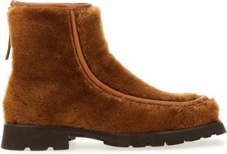 Hereu Armenta Enkellaarsjes - Dames - Winterlaarzen - Bruin - 36 EU - Leer - Schoenen