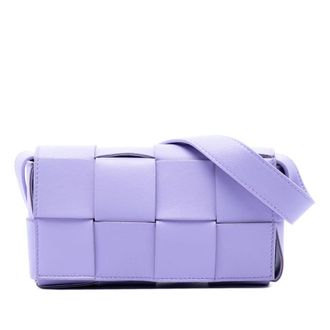 Bottega Veneta Pre-owned Bottega Veneta Mini Nappa Intrecciato Cassette Belt Bag Ladies S22T5YW3QA0S0A9X