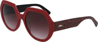 Longchamp LO655S 726 Womens Sunglasses Red Size 55