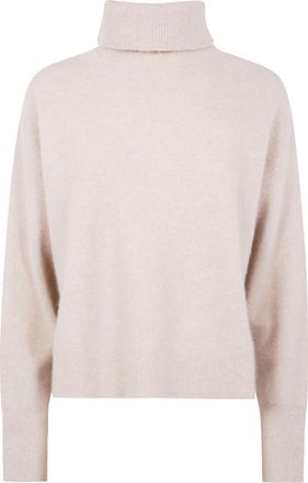 Joseph High Neck Long Sleeves Brushed Cashmere
