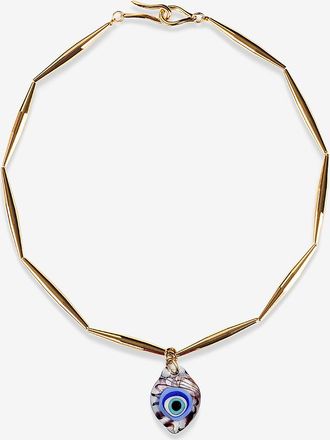 Tohum Design Goldene Choker-Kette Lumia Evil Eye