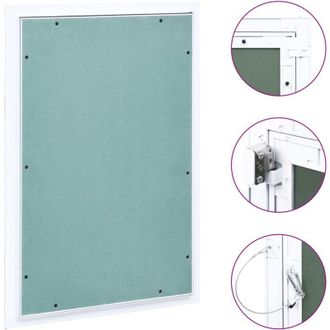 vidaXL Vidaxl - Pannello di Accesso Telaio in Alluminio e Cartongesso 300x600mm