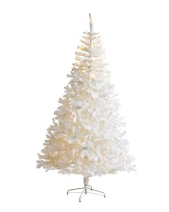 Nearly Natural 7ft White Artificial Christmas Tree