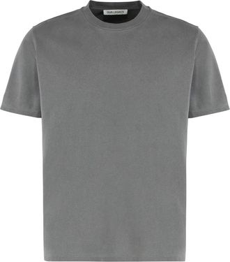 Our Legacy Box T-Shirt - Heren - T-shirts - Grijs - M - Katoen - Tops