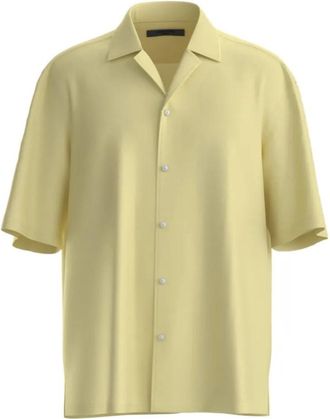 HUGO BOSS Beige Relaxed Solid Shirt