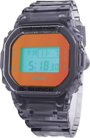 Casio G-Shock 5600 Series Alarm Quartz Digital Blue Dial Watch DW-5600TLS-8