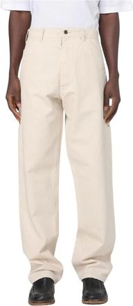 Maison Margiela Beige Carpenter Trousers Stylish Fit