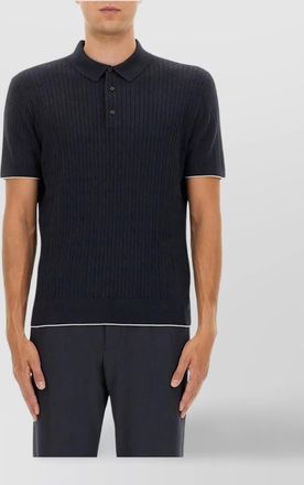 HUGO BOSS silk polo shirt