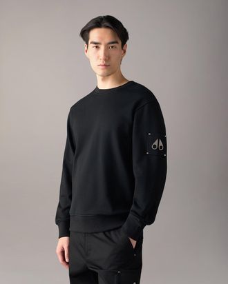 Moose Knuckles Mens Hartsfield Crewneck Sweatshirt