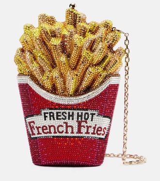 Judith Leiber French Fries crystal-embellished clutch