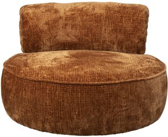 Dutchbone Drehbarer Design Loungesessel Tilbury Rust