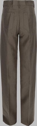 Rick Owens Womens Trousers Geth Grey Ramie