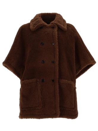 Max Mara Brown Shirt Collar Trench Coat