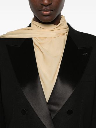 Tom Ford Double-Breasted Wool Blazer - Black