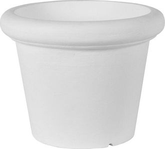 OEM Rosa 75 Macetero Redondo Y R&uacute;stico De Interior Y Exterior Para Plantas Y Flores Muy Resistente Al Paso Del Tiempo. Hecho De Polietileno En Espa&ntilde;a - Bl