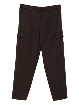 Dondup Straight Leg Cargo Pants with Pleated Front