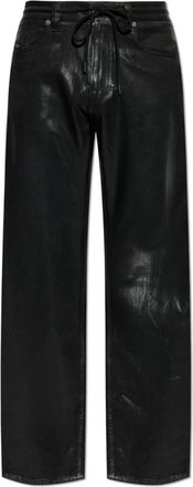 Diesel 2080 D-Reel Joggjeans - Heren - Straight fit broeken - Zwart - W28 - Katoen - Broeken
