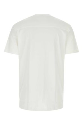 Jil Sander Mens White Cotton T-Shirt 102 Tessuto Primario: Cotone