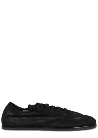 Dear Frances Mesh and Suede Sneakers - Black - 41 (IT41 / UK8)