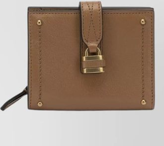 Chlo&eacute; paddington wallet buckle detail goldtone hardware