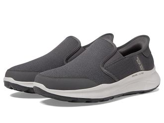 Skechers Equalizer 5.0 Drayze Hands Free Slip-In Mens Shoes Charcoal : 7.5 D - Medium, Synthetic