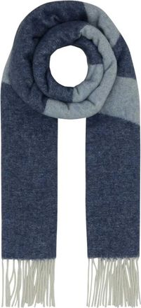 A.P.C. Blauwe Wollen Sjaal - Heren - Wintersjaals - Blauw - ONE Size - Wol - Accessoires