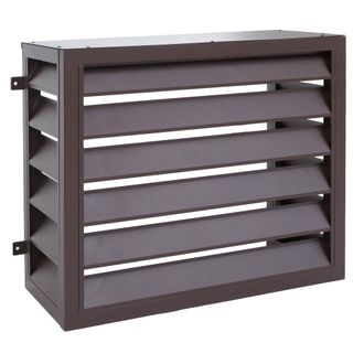 Hhg [nunca Usado] Cubierta Para El Sistema De Aire Acondicionado/intercambiador De Calor Hhg-560, Cubierta De La Rejilla Protectora, Metal 73 X 97 X 38 Cm
