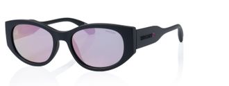 Superdry Sonnenbrille SUPERDRY Modell 996072, Damen, schwarz, matt, Sonnenbrillen Sonnenbrille, Form CatEye, Logoschriftzug auf B&uuml;gel, Kunststofffassung