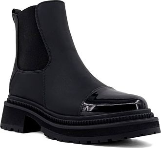 Shushop Zeina Lug Sole Chelsea Boot in Black at Nordstrom Rack, Size 6.5