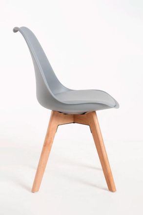 Regalos Miguel Sillas Comedor - Silla Synk Basic - Gris Claro
