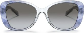 Coach HC8322 C6183 cat-eye sunglasses - women - Acetate - 54 - Blue