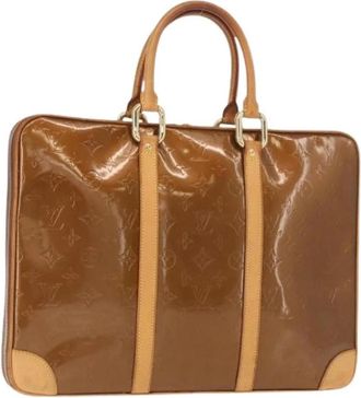 Louis Vuitton Pre-owned Vintage Handtas - Dames - Vintage Handtas - Bruin - ONE Size - Leer - Vintage
