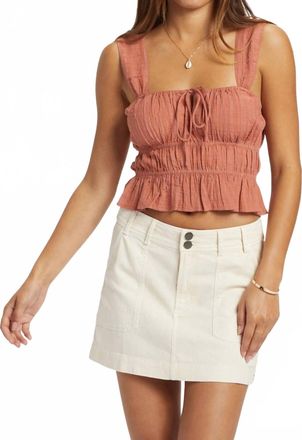 Roxy Sunset Mist Tank In Brown