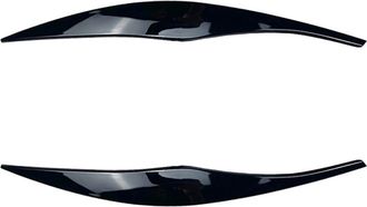 OEM Cubiertas Negras Brillantes Para Los P&aacute;rpados De Los Faros Delanteros Del Coche, Pegatinas Para Las Pesta&ntilde;as, Para La Serie 3 E90 E91 320i 330i 05-12