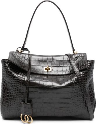 Balenciaga medium Rode tote bag - Brown