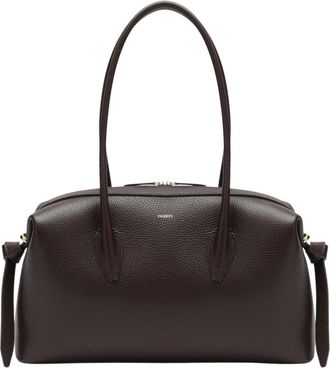 Yuzefi Brioche Duffle - Dames - Schoudertassen - Bruin - ONE Size - Leer - Tassen
