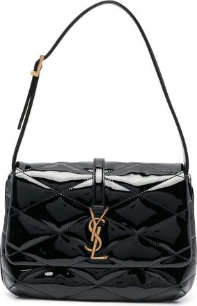 Saint Laurent Le 5 &agrave; 7 quilted shoulder bag - women - Patent Calf Leather - OS - Black