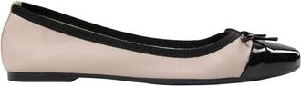 Sofie Schnoor Donker Zand Ballerina Schoenen - Dames - Ballerinas - Beige - 37 EU - Leer - Schoenen