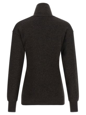 Christophe Lemaire Pure Merino Wool Cardigan - Charcoal