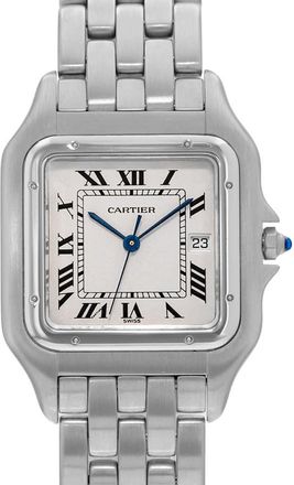 Cartier Pre-owned Cartier Panthere Quartz Silver Dial Mens Watch W25032F5
