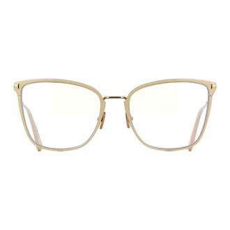 Tom Ford FT5839-B025 Butterfly Full Rim Eyeglasses - Ivory