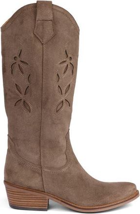 Penelope Chilvers Jasmine Embroidered Western Boot in Sesame at Nordstrom, Size 11Us
