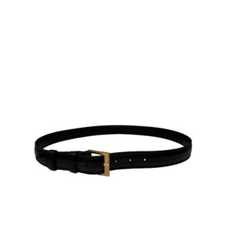 Loewe Pre-owned Leather Belt - female - Loewe Pre-owned - Vintage Belts - Black - ONE SIZE - Pre-owned