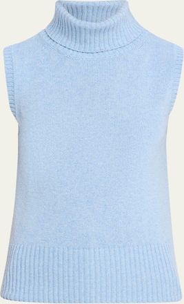 Veronica Beard Mazzy Brushed Cashmere Sleeveless Sweater