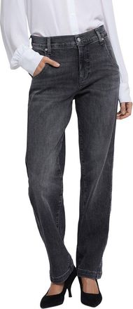 NYDJ Nydj Petite Brooke Vintage Noir Straight Leg Jean