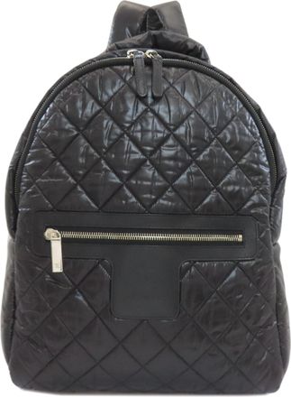 Chanel Black Nylon Backpack (Pre-Owned)