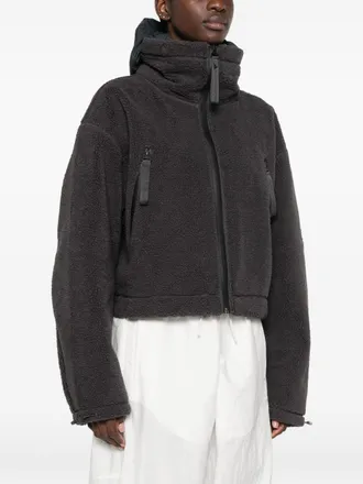 adidas by Stella McCartney Fleece Zip-Through Hoodie - Black