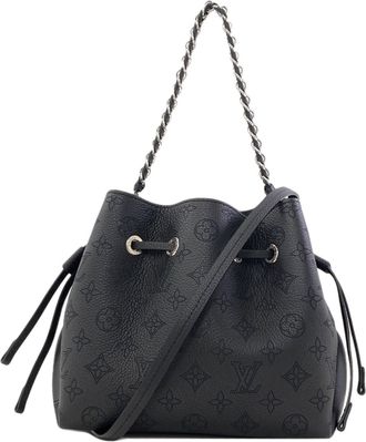 Louis Vuitton Black Mahina Leather Leather Tote Bag (Pre-Owned)