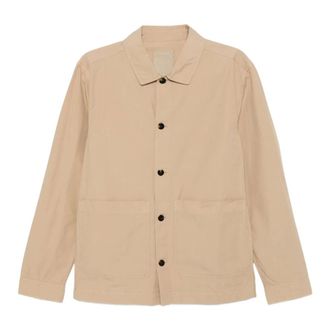 Woolrich Light Jackets, male, Beige, Size: 2XL Woolrich Coats
